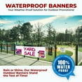 thumbnail image 5 of Yard Sele Large Banners and Signs for Outdoor by DreamController|Polyester Banner with 4 Holes for Easy Hang Indoor & Outdoor|6x2 Feet Banner to Promote Business Seles|HD Banner Made in USA, 5 of 6