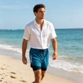 thumbnail image 6 of SELONE Men Running Shorts Lightweight Elastic Waist Short Pants With Liner Drawstring Shorts Soild Outdoor Sportswear, 6 of 8