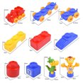 thumbnail image 4 of Kids Building Block Developmental Preschool Building Block Building Toy, 4 of 10