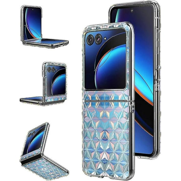 Gradient Color Case For Motorola Razr Plus 2023, Slim Pc Non-slip Shockproof Protective Cover For Mo