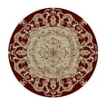 thumbnail image 4 of Autua Red Rug White Beige Round Tablecloth Waterproof 100% Polyester 46"-50, 4 of 8