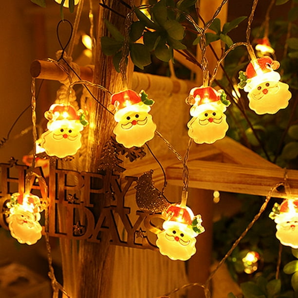 Liquidación de Ropa de Mujer Xihbxyly Cadena de Luces Led Intermitentes para Árbol de Navidad