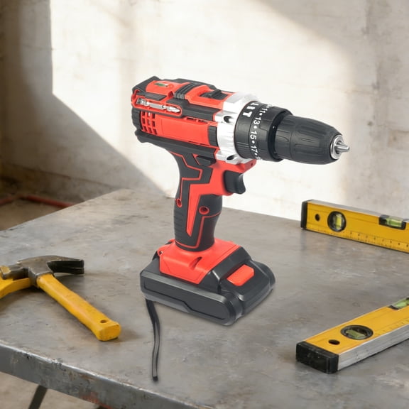 Electric Power Drill Set, Variable Speed Electric Drill with Battery&Drill Bits, Cordless Electric Drill Set