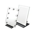 thumbnail image 4 of Impressions Vanity Lumiere Touch Pad Plus LED Makeup Mirror with Leather Cover Stand (Black), 4 of 8
