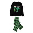 thumbnail image 4 of LuLiaMenton Christmas Pajamas Christmas Tree Rex Dinosaur Plaid Pjs Set, Men 3XL, 4 of 5