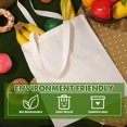 thumbnail image 5 of 36 Pack 13 x 15 Inch Cotton Canvas Tote Bag Bulk with Handles Blank Shopping Bag for Crafts Lightweight Reusable Grocery Cloth Bag for DIY Advertising Activity Christmas Gift Women, 5 of 5