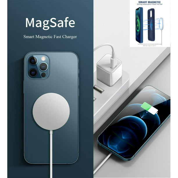 Compatible with MagSafe Magnetic Charger with USB C Charger, Wireless Charger for iPhone 12/12 Mini/12 Pro Max/11/XR XS X, iPad Pro, Pixel, Galaxy S20 S8, Note 10 9 8