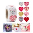 thumbnail image 2 of Heart Sticker, 1inch Love Heart Sticker Labels Small Heart Sticker Roll Adhesive Heart Sticker for Envelope Cards, 2 of 9