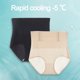 thumbnail image 5 of Ropa interior de verano para mujer, ligera, de cintura media, ajustada, sin costuras, suave, triangular, color negro, M, 5 of 5