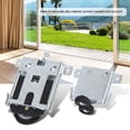 thumbnail image 5 of Sliding Closet Door Roller Kit, Strong Bearing Capacity Sliding Door Wheel Runners, Replacement For Closet Door Sliding Door Repair, 5 of 8