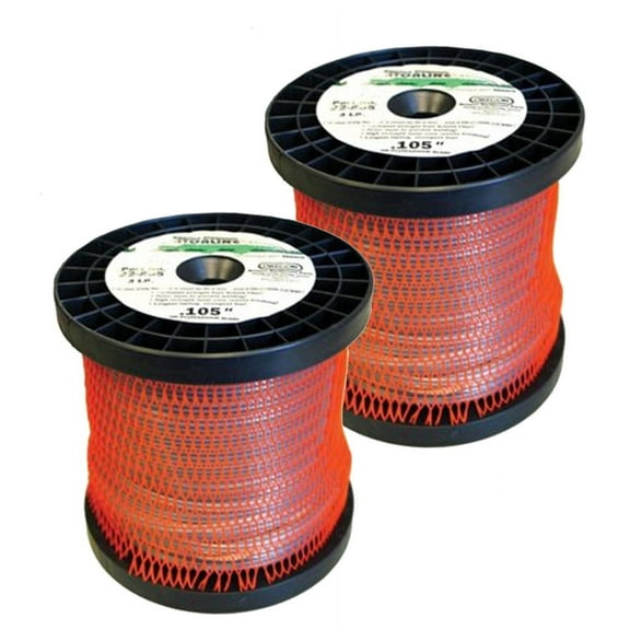 Oregon 22-805 2 Pack Gatorline 3lb Spool .105-538-Feet Square Line - 22-805-2PK