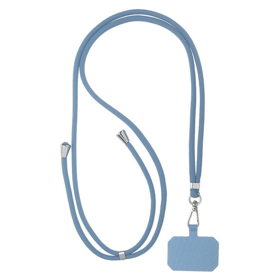 Uxcell Smart Phone Lanyard, Universal Adjustable Phone Strap Crossbody Lanyard Fits Most Smartphones, Gray-blue