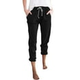 thumbnail image 3 of Gubotare Pants for Women Trendy Women's Harem Pants, Hippie Pants Boho Joggers Yoga Clothes with Pockets (Black,3XL), 3 of 4