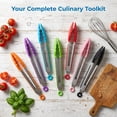 thumbnail image 6 of 7 Pack Kitchen Tongs, Colorful Food Tongs with Non-Slip Handles, Cooking Tongs for BBQ, Grilling, Serving, Assorted Colors, 6 of 7