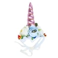 thumbnail image 4 of HAMPPLIES Pink Unicorn Pet Hat Soft Cloth Material Comfortable for Cat and Puppy Photo Props, 4 of 6