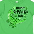 thumbnail image 4 of Inktastic Happy St. Patrick's Day Green Dinosaur Boys or Girls Toddler T-Shirt, 4 of 5