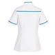thumbnail image 2 of Portwest - Túnica de Trabajo Médico para Mujer (Blanco, Aqua), 2 of 2