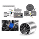 thumbnail image 3 of Filtro De Alto Flujo Universal Y Tornado Turbina Para Auto Azul, 3 of 5
