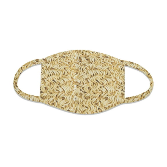 Function - Realistic Ramen Noodles Food Pattern Breathable Reusable Washable Face Cover Mask