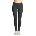 thumbnail image 2 of Juniors Basic Full Length Cotton Spandex Leggings, 2 of 2