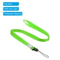 thumbnail image 4 of Uxcell 17" Neck Lanyards 0.6" Width Detachable Strap Lanyard for ID Badge Keys Fluorescent Green 10 Pack, 4 of 5