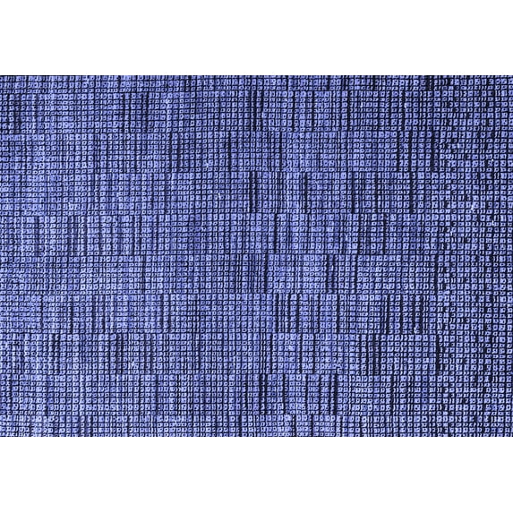 Ahgly Company Machine Washable Indoor Rectangle Abstract Blue Modern Area Rugs, 5' x 8'