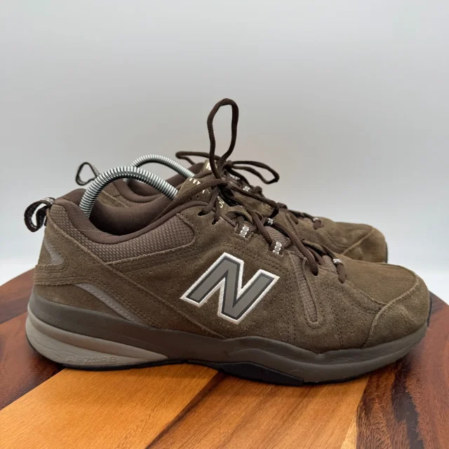 New Balance 608v5 Shoes Mens 11.5 Brown Athletic Running Walking Sneakers