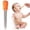 Orange/1Pc/4.72", variant on Aoyunhp 1Pc 5ml Liquid Feeding Graduated Pipette,Home Supply 5ml Liquid Feeding Graduated Pipette Home Supply,Plastic Pipettes Eye Dropper with Bulb Tip for Candy Molds,Dark Blue