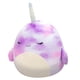 thumbnail image 2 of Squishmallows Original 20-Inch Nabila Purple Tie-Dye Narwhal - Official Jazwares Jumbo Plush, 2 of 5