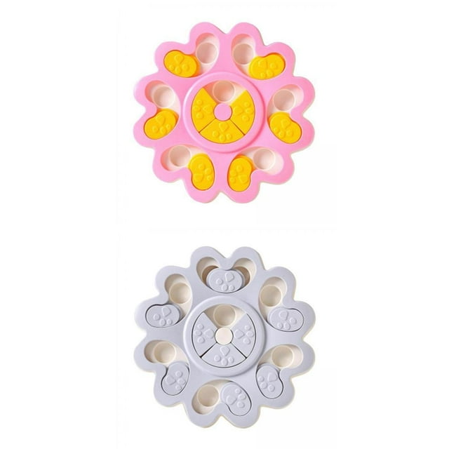 Juguetes para Perro Zulema Rompecabezas Colorido IQ Dispensador 2x alimentador lento