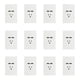 thumbnail image 1 of Placa Con 1 Contacto Y 2 Entradas USB Lucek FlatPack 12 blanco, 1 of 4