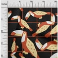 thumbnail image 2 of oneOone Cotton Poplin Brown Fabric Tropical Toucans Birds Fabric For Sewing Printed Craft Fabric By The Yard 56 Inch Wide, 2 of 4
