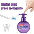 thumbnail image 2 of Baking Soda Toothpaste Teeth Whitening, Intensive Stain Removal Whitening Toothpaste, Teeth Whitening Toothpaste, Prevent Tooth Decay, Passion Fruit and Tooth Brush, 2 of 6