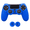 Blue, variant on Controller Skins for PS4, Silicone Controller Cover Skin Protector Compatible /PS4 Slim/PS4 Pro with 2 Cute Thumb Grips Caps