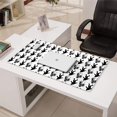 thumbnail image 3 of Long Mouse Pads for Desk,White Bigfoot and Tree Pattern Desk Mats on Top Of Desks, Desk Mouse Pad Extra Large with 3mm Non-Slip Base and Stitched Edge for Gaming,Office,Work,Home 31.5"x15.7", 3 of 6