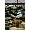 thumbnail image 2 of American Cars Crushed For Scrap Steel To Be Recycled Used In The Manufacture Of Steel. Ca. 1973-75. History, 2 of 2