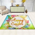 thumbnail image 3 of SKYSONIC Area Rug Pad Colorful Easter Theme Nursery Rugs Floor Mat for Kids Playing Room Living Room Bedroom, 80 x 58 inch, 3 of 6
