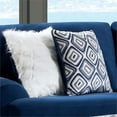 thumbnail image 4 of Bowery Hill Microfiber Upholstered L-Shaped Sectional in Navy, 4 of 5