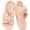 Pink, variant on Ecetana House Slippers for Women Corduroy Cross Band Memory Foam Slippers Open Toe Non-Slip Home Shoes