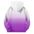 thumbnail image 4 of dazeni Hoodies for Teen Girls Trendy Oversized Tie Dye Pullover Sweatshirts Cute Long Sleeve Preppy Sweatshirt Tween Fall Winter Outfits Purple, 4 of 5