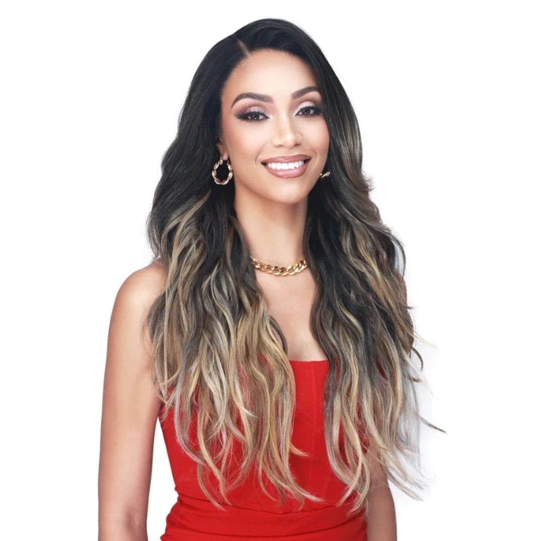 Laude & Co 13x7 HD Glueless Free Parting Human Hair Blend Wig - Kelly