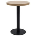 thumbnail image 1 of vidaXL Bistro Table Light Brown 60 cm MDF, 1 of 4