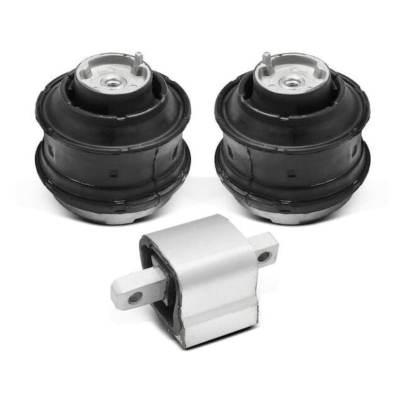 Engine Mount and Transmission Mount Kit 3 - Compatible with 1999 - 2003 Mercedes-Benz CLK430 Base 4.3L V8 2000 2001 2002