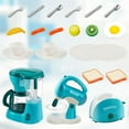 thumbnail image 2 of Rirool Play Kitchen Toys for Kids Ages 2-5, Pretend Food Set with Coffee Maker, Mixer & Toaster, Realistic Lights & Sounds, 24-Piece Kitchen Accessories Gift for for Girls & Boys, 2 of 8
