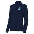 thumbnail image 2 of Women's Antigua  College Navy Seattle Seahawks 50th Season Intent Quarter-Zip Pullover, 2 of 3