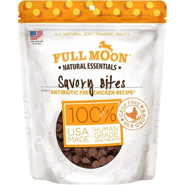 Full Moon Savory Bites Dog Treats Chicken Recipe - 14 oz