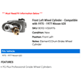 thumbnail image 2 of Front Left Wheel Cylinder - Compatible with 1975 - 1977 Nissan 620 - Raybestos, 2 of 2