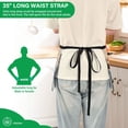 thumbnail image 3 of Yayeee Waist Apron with Pockets for Cooking Waterproof Half Server Aprons, Pine Tree at Dawn, 3 of 7