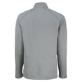thumbnail image 3 of Men's Cutter & Buck Heather Gray San Diego Padres Peshastin Eco Fleece Recycled Raglan Quarter-Zip Top, 3 of 3