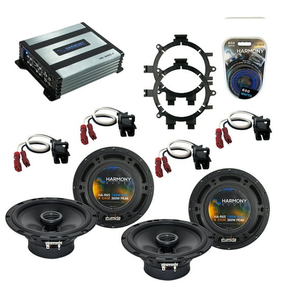 Fits  GMC Yukon/Denali 2001-2002  Harmony Speaker R5 R65 &  HA-A400.4 Amp